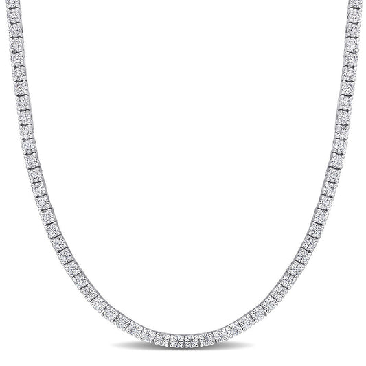 12.5 Ct. DEW Created Moissanite Tennis Necklace - Available in 6 Sizes